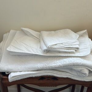 Tahari Home white King size coverlet $40